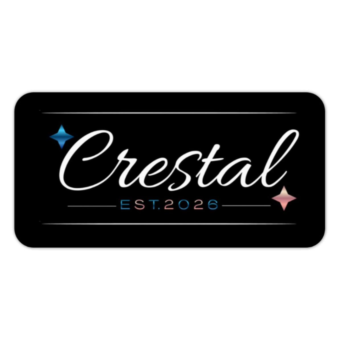 Sticker Crestal - Est. 2026