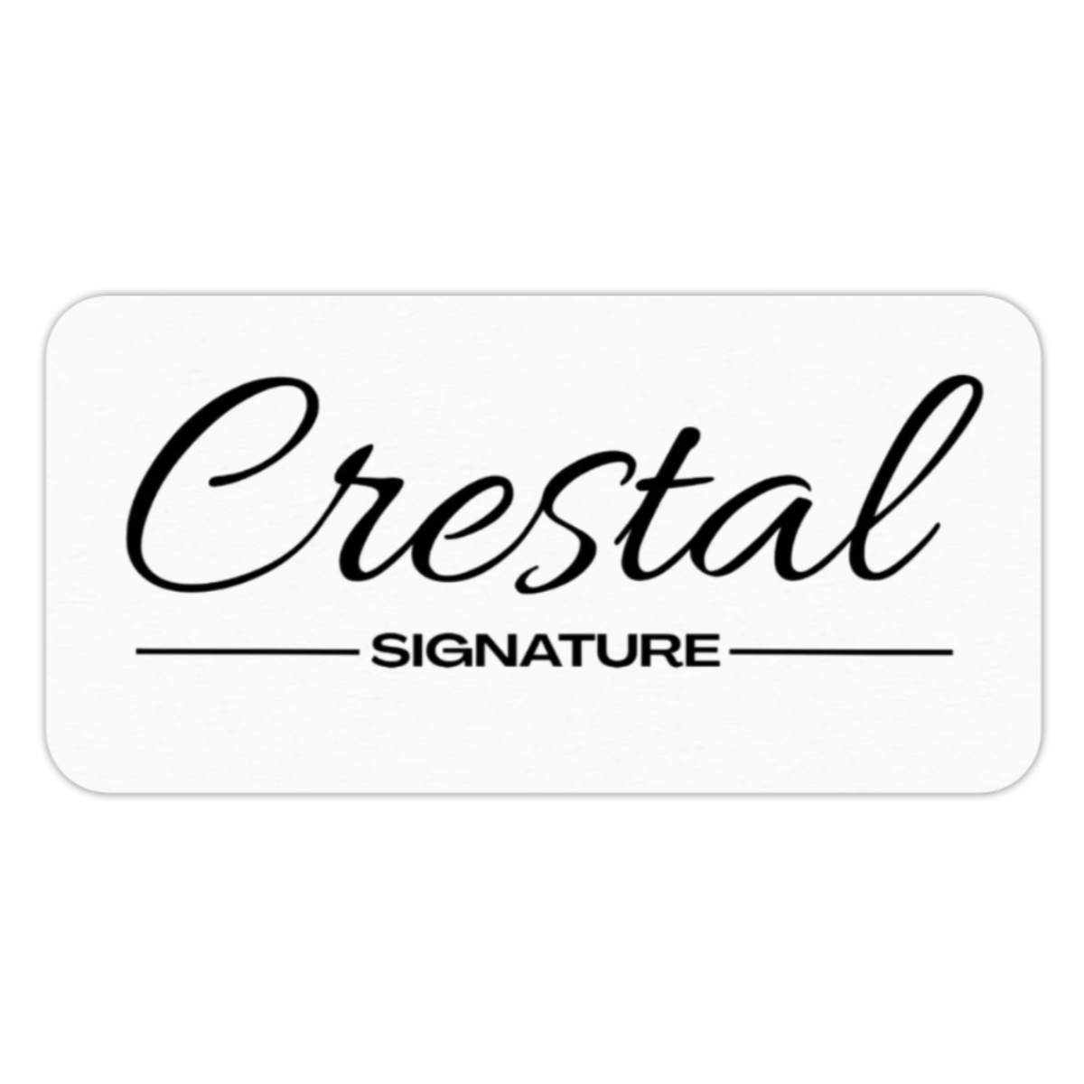 Sticker Crestal - Signature