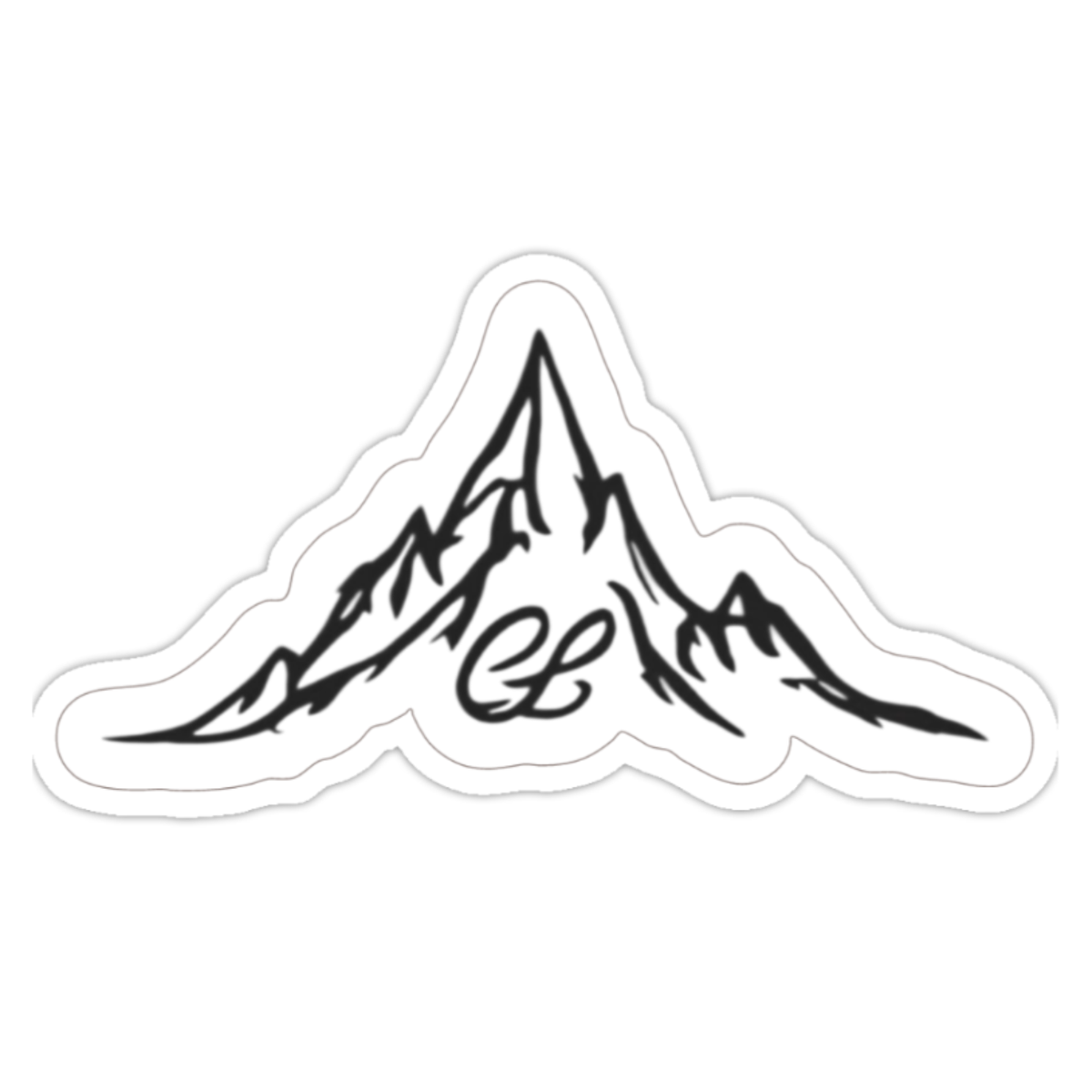 Sticker Crestal - Mountain